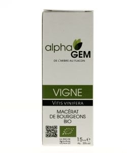 Vigne (Vitis vinifera) bourgeon unitaire BIO, 15 ml